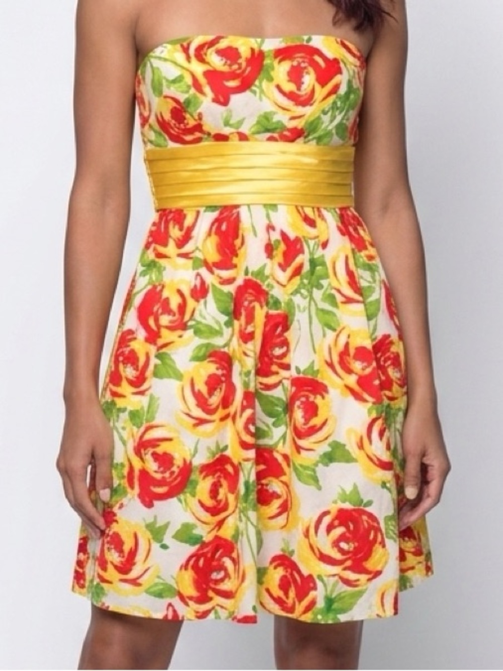 Strapless sun dress